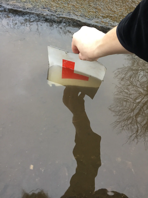 4" deep pothole, known to have written off two tyres on the same car.